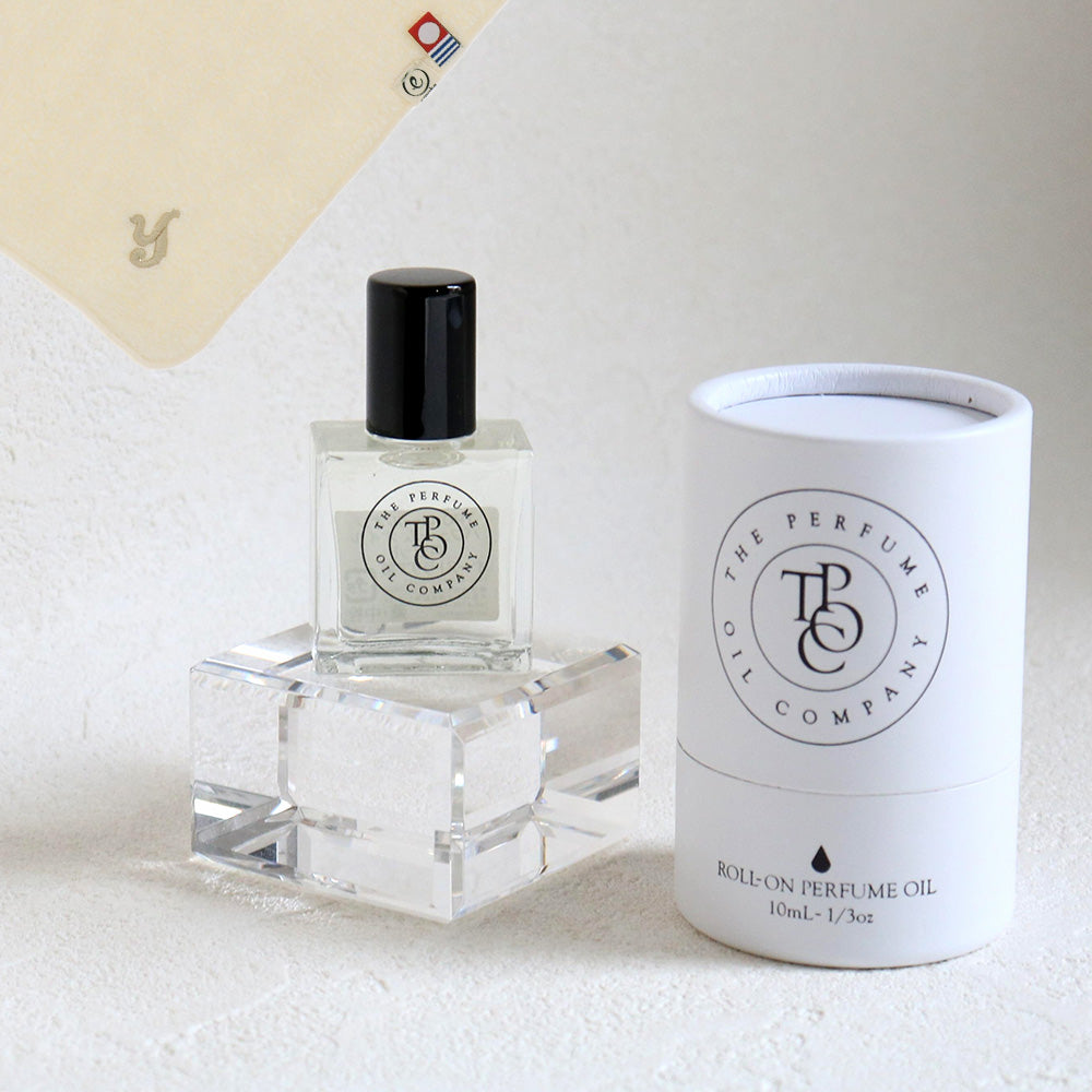 パフュームオイル 10ml + タオルハンカチ ナチュラル / Premium Gift Set