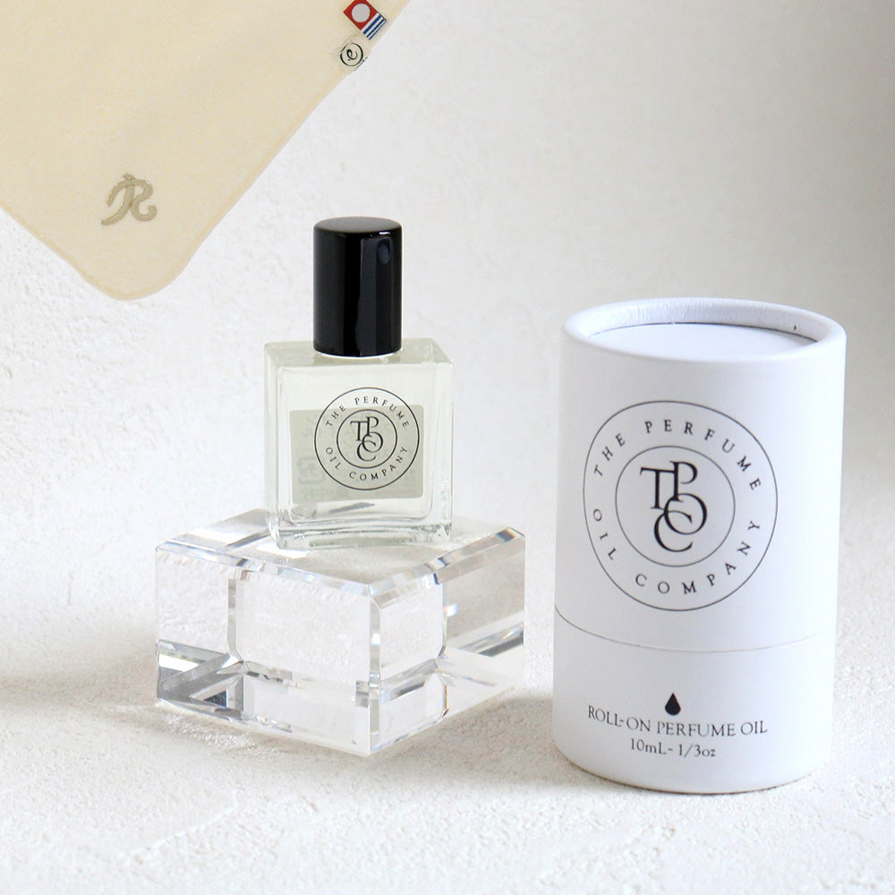 パフュームオイル 10ml + タオルハンカチ ナチュラル / Premium Gift Set