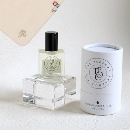 パフュームオイル 10ml + タオルハンカチ パウダーピンク / Premium Gift Set