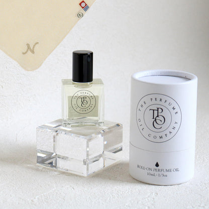 パフュームオイル 10ml + タオルハンカチ ナチュラル / Premium Gift Set