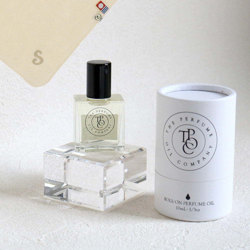 パフュームオイル 10ml + タオルハンカチ ナチュラル / Premium Gift Set