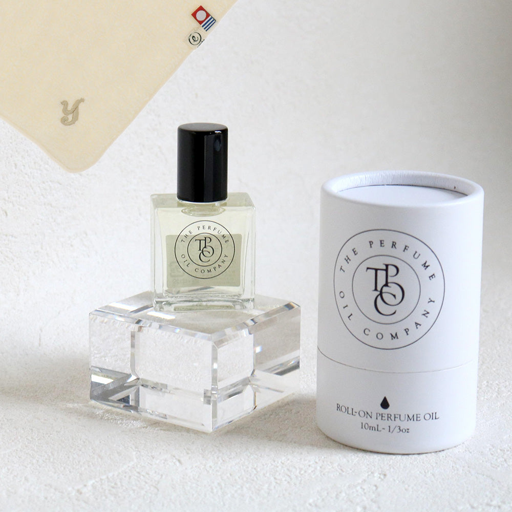 パフュームオイル 10ml + タオルハンカチ ナチュラル / Premium Gift Set