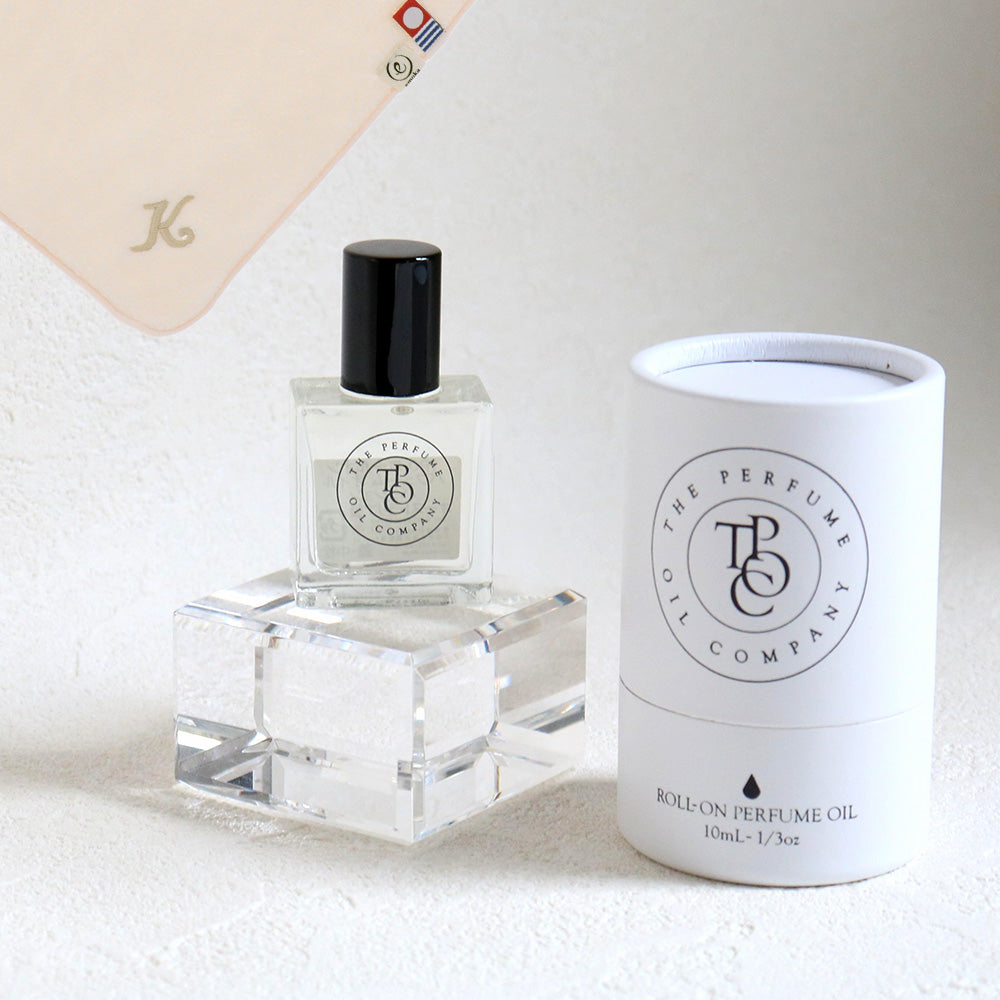 パフュームオイル 10ml + タオルハンカチ パウダーピンク / Premium Gift Set