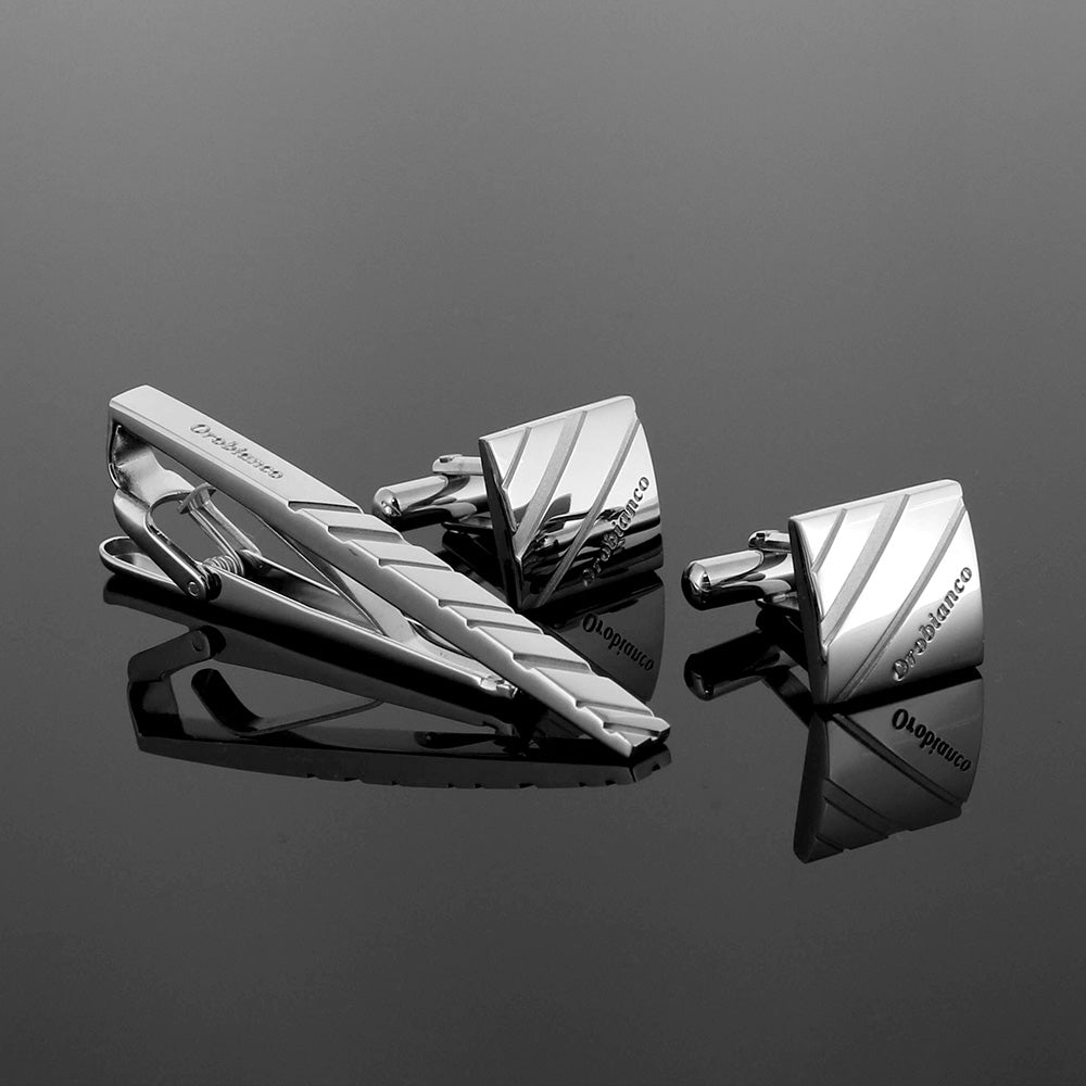 タイピン ORT149  + カフス ORC149 シルバー / セット
