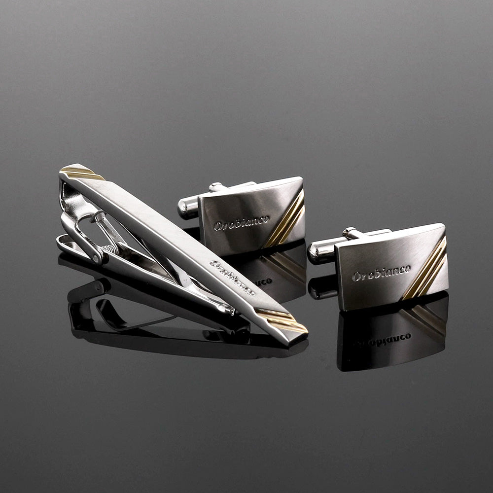タイピン ORT162A  + カフス ORC162A シルバー / セット
