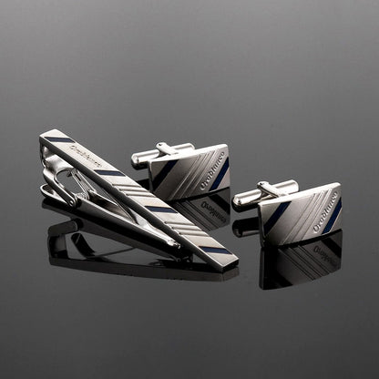 タイピン ORT167B + カフス ORC167B シルバー / セット