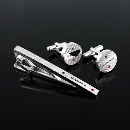 タイピン ORT209B + カフス ORC209B シルバー / セット