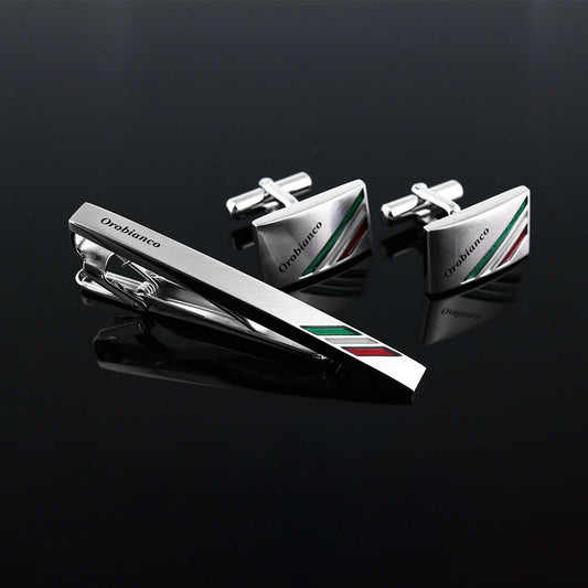 タイピン ORT5015A + カフス ORC8015A シルバー / セット