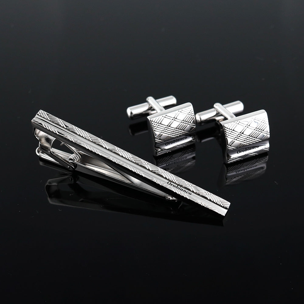 タイピン ORT299 + カフス ORC299 シルバー / セット