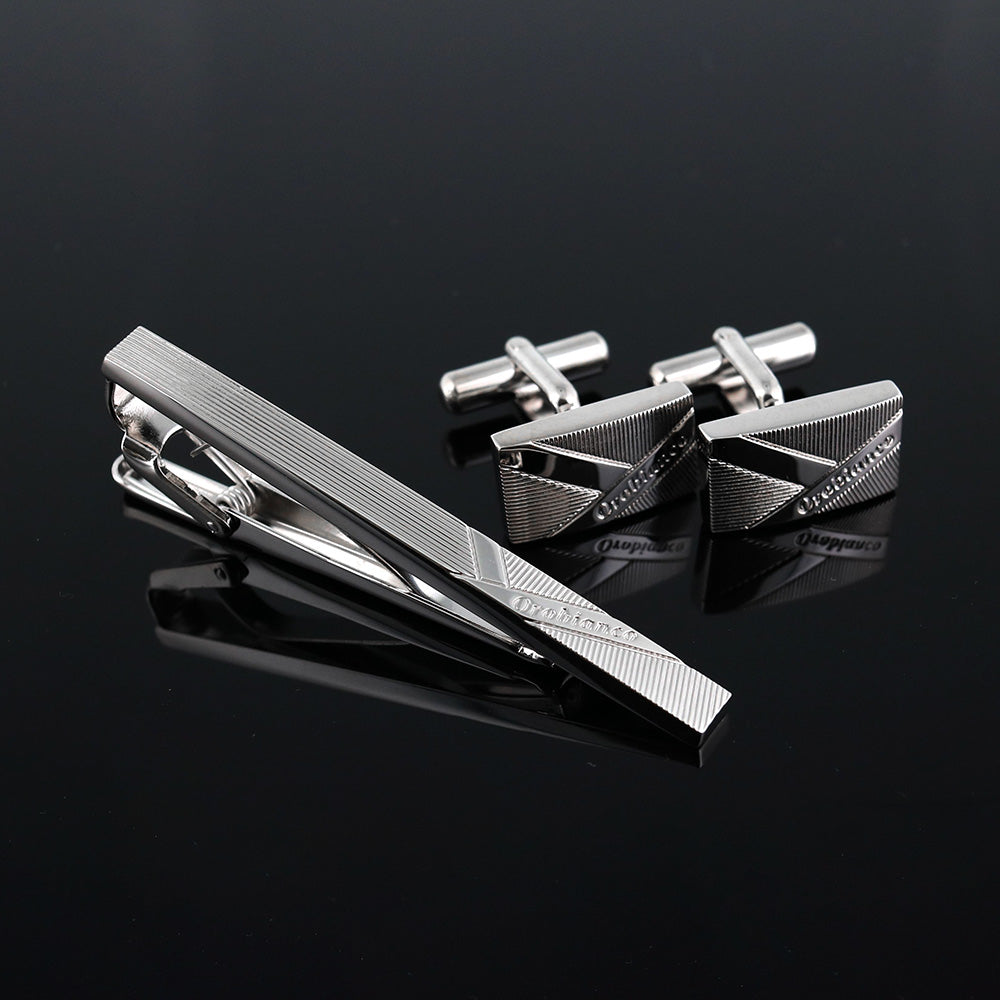 タイピン ORT396A + カフス ORC396A シルバー / セット