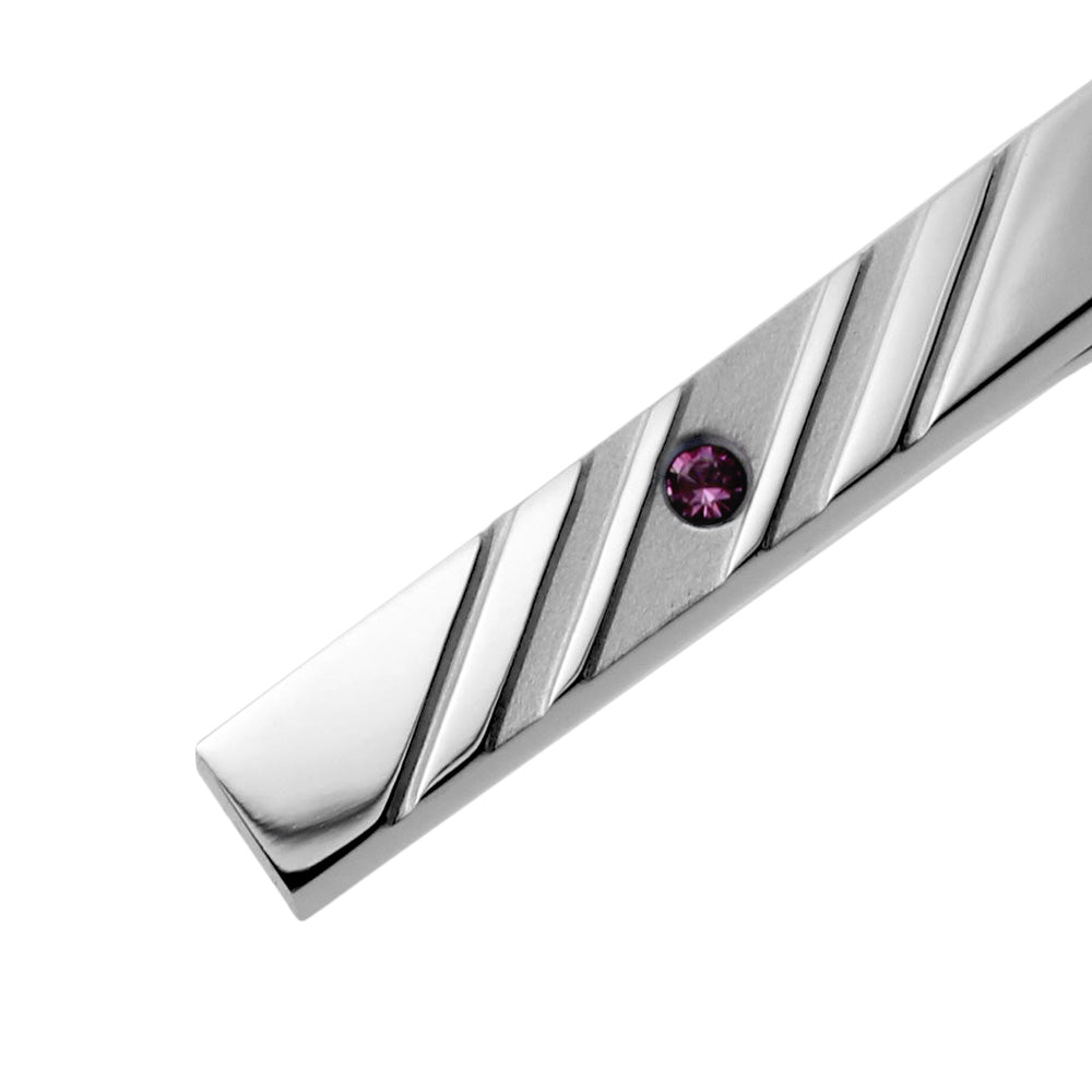 タイピン ORT587 A-02 / 誕生石カラー 2月 アメジスト