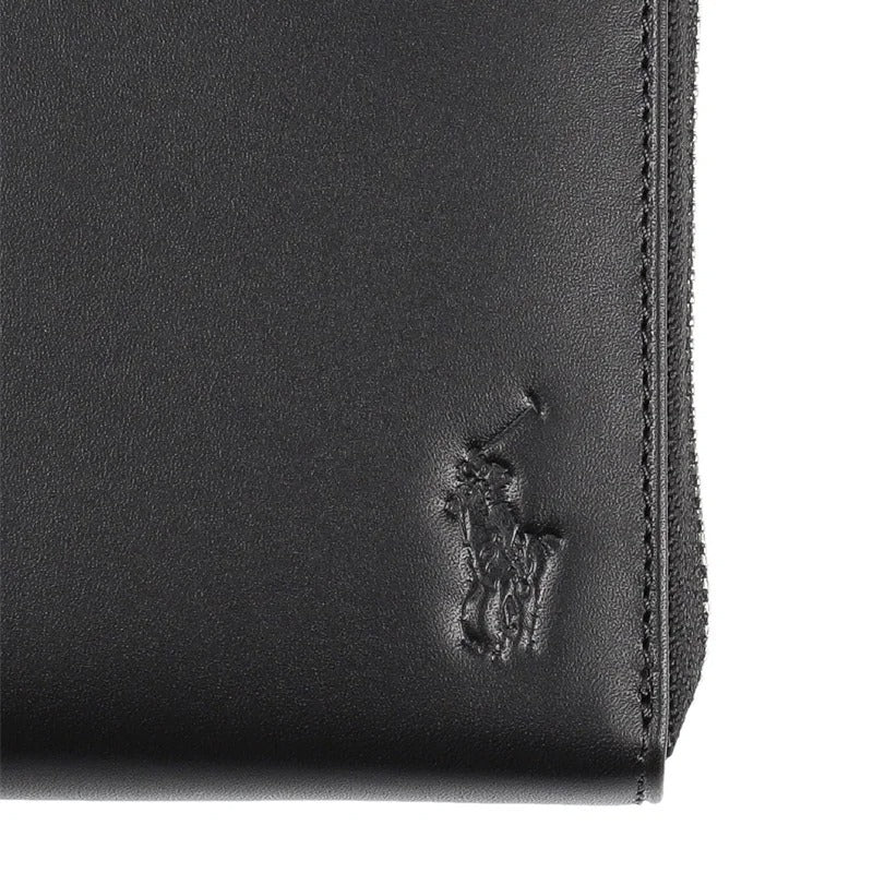 財布 ブラック ラウンドファスナー長財布 P-CLB225-05 / Calf Leather series