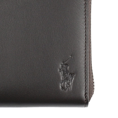 財布 ダークブラウン ラウンドファスナー長財布 P-CLB225-35 / Calf Leather series カーフレザーシリーズ