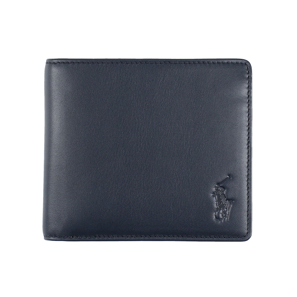 財布 ネイビー 2つ折り P-CLB212-75 / Calf Leather series