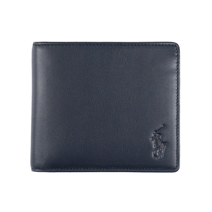 財布 ネイビー 2つ折り P-CLB212-75 / Calf Leather series
