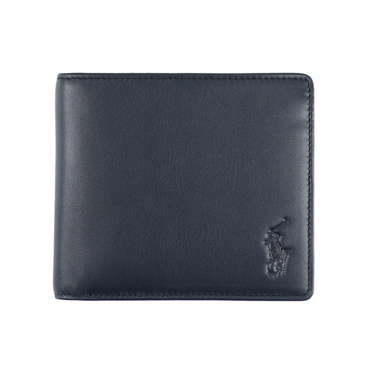 財布 ネイビー 2つ折り P-CLB212-75 / Calf Leather series