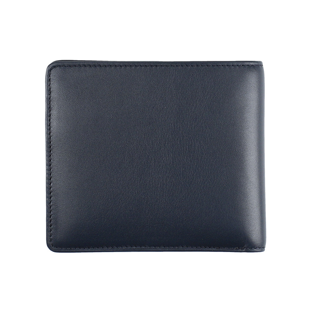 財布 ネイビー 2つ折り P-CLB212-75 / Calf Leather series