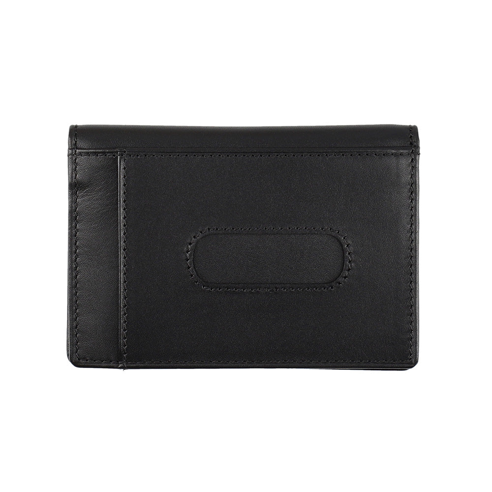 パスケース IDケース ブラック P-CLB622-05 2つ折り / Calf Leather series カーフレザーシリーズ