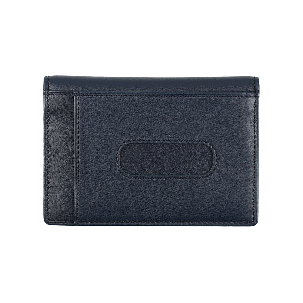 B1A4 パスケース パスケース IDケース ネイビー P-CLB622-75 2つ折り / Calf Leather