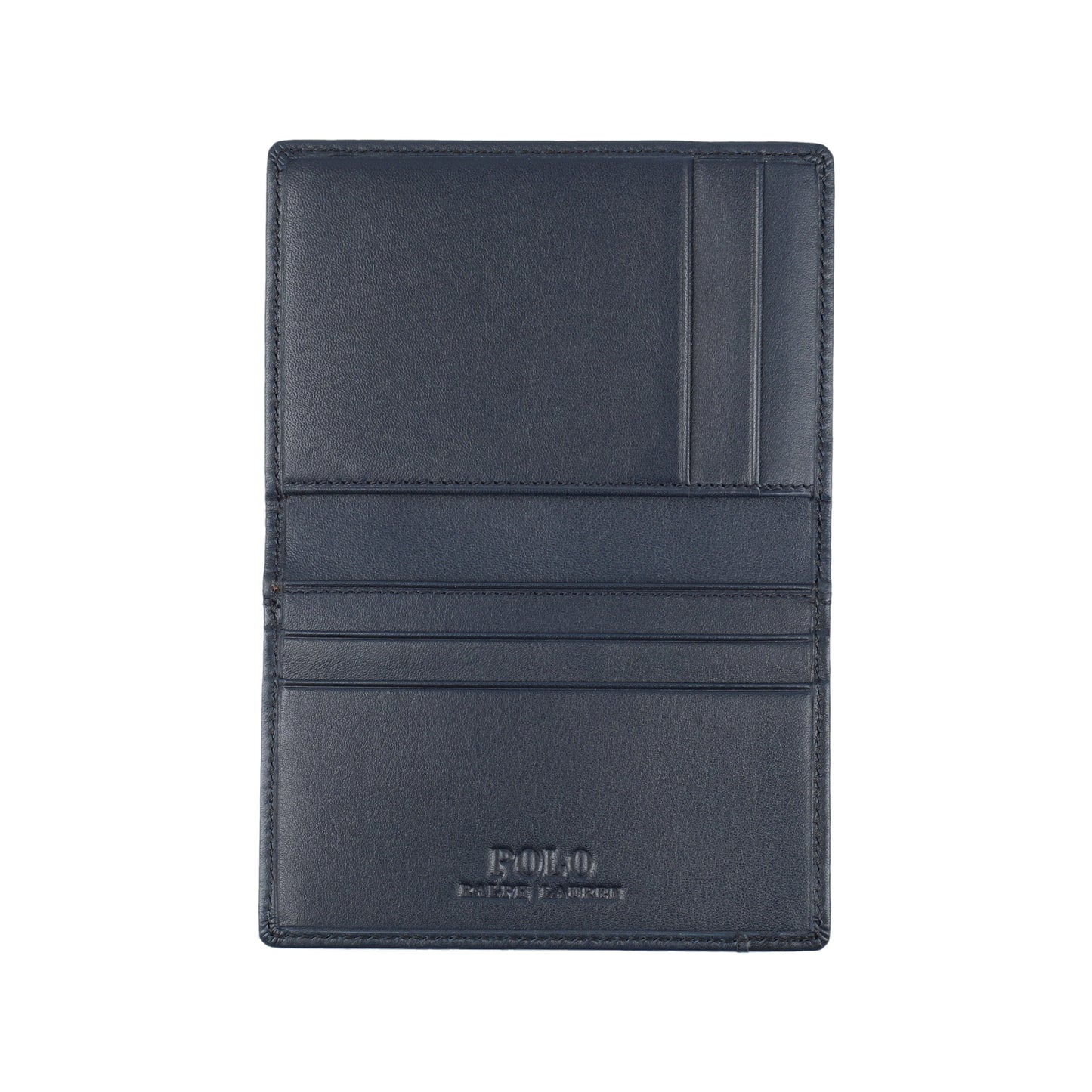 パスケース IDケース ネイビー P-CLB622-75 2つ折り / Calf Leather series カーフレザーシリーズ