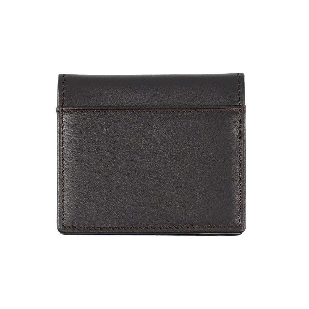 財布 ダークブラウン BOX型コインケース P-CLB263-35 / Calf Leather series カーフレザーシリーズ