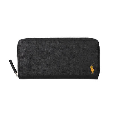 財布 ブラック イエロー ラウンドファスナー長財布 P-NCP225-05 / N Combe w Contrast Pony series ニューコントラストポニー
