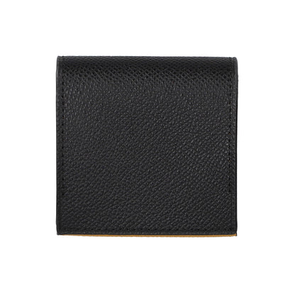 財布 ブラック イエロー フラップ型コインケース P-NCP264-05 / N Combe w Contrast Pony series ニューコントラストポニー