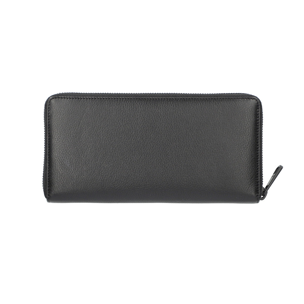財布 ブラック ラウンドファスナー長財布 P-NSH225-05 / N Soft Shrink series ソフトシュリンク