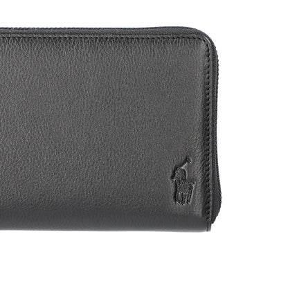 財布 ブラック ラウンドファスナー長財布 P-NSH225-05 / N Soft Shrink series ソフトシュリンク