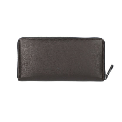 財布 ダークブラウン ラウンドファスナー長財布 P-NSH225-35 / N Soft Shrink series ソフトシュリンク