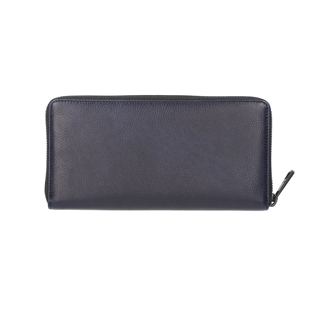 財布 ネイビー ラウンドファスナー長財布 P-NSH225-75 / N Soft Shrink series ソフトシュリンク