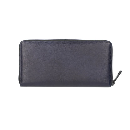 財布 ネイビー ラウンドファスナー長財布 P-NSH225-75 / N Soft Shrink series ソフトシュリンク