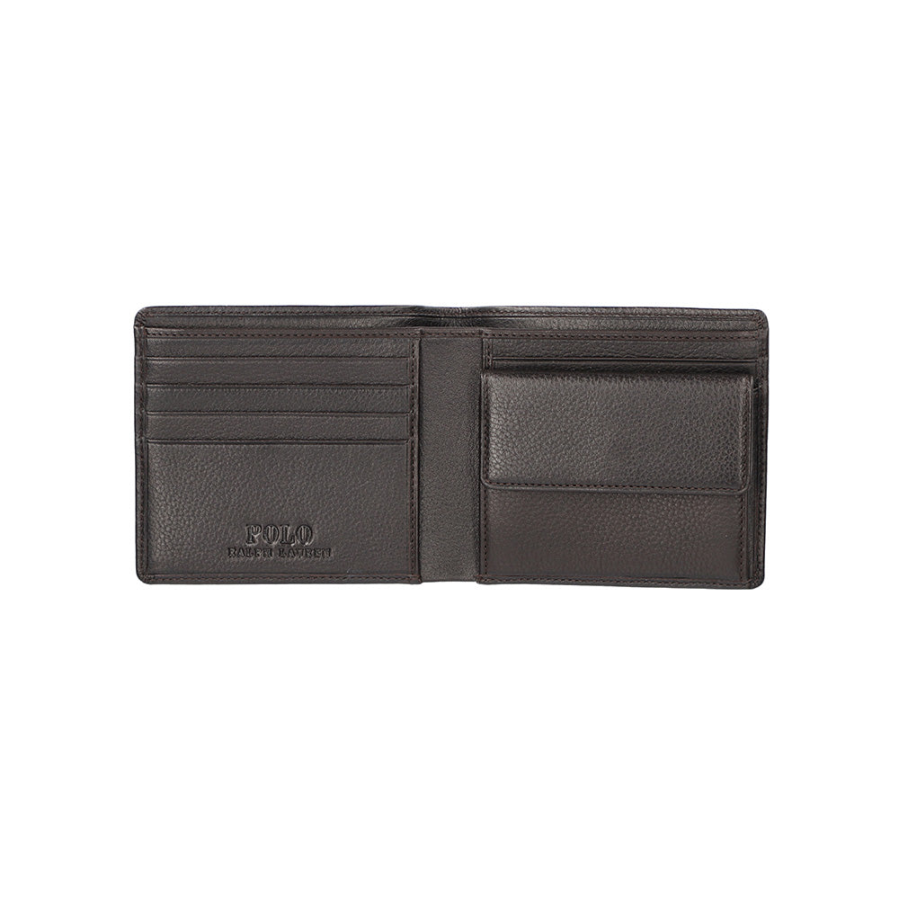 財布 ダークブラウン 2つ折り P-NSH211-35 / N Soft Shrink series ソフトシュリンク