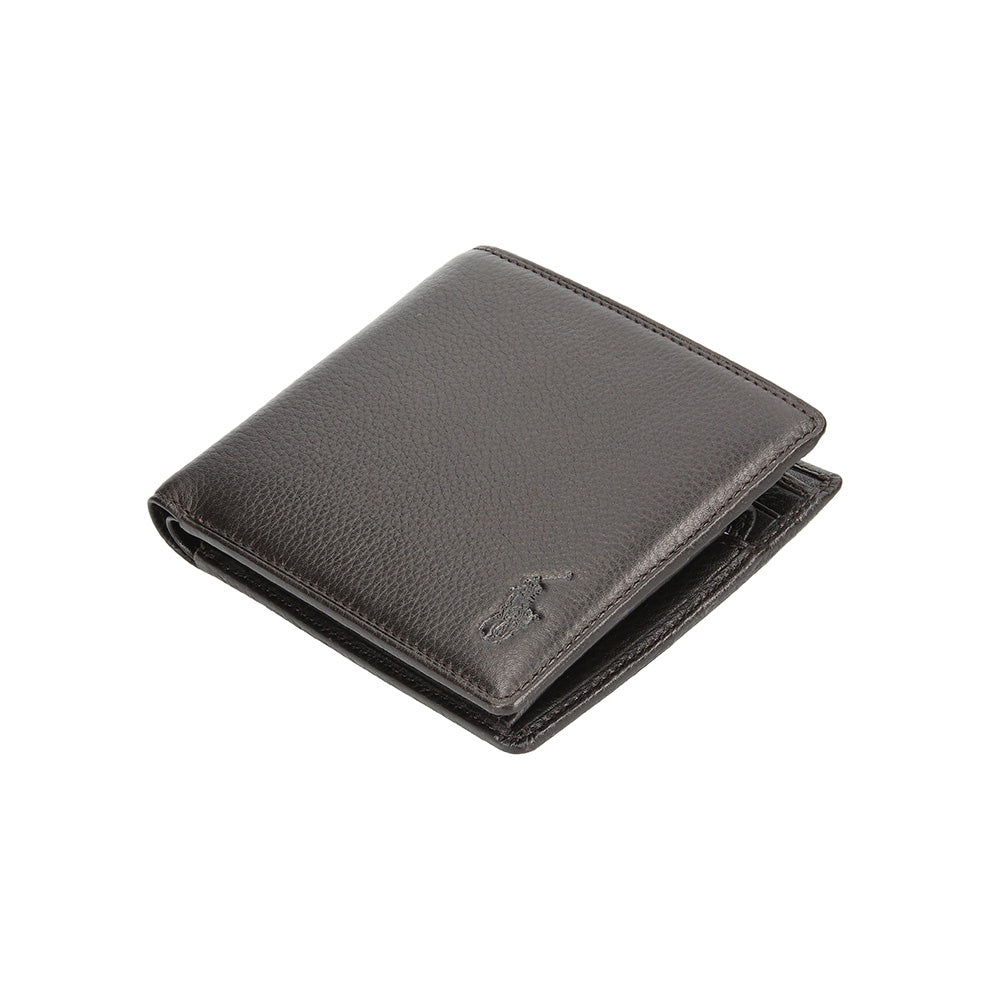 財布 ダークブラウン 2つ折り P-NSH211-35 / N Soft Shrink series ソフトシュリンク