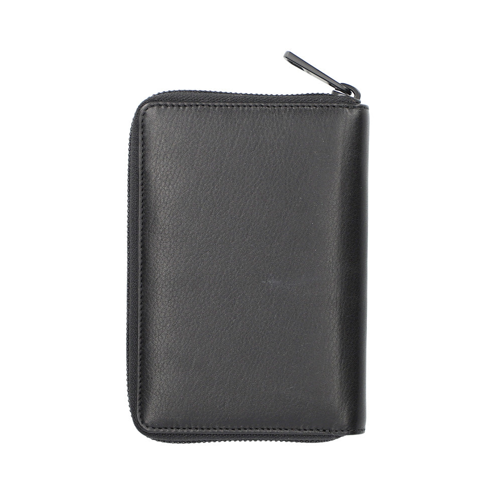 財布 ブラック ラウンドファスナー長財布 P-NSH526-05 / N Soft Shrink series ソフトシュリンク