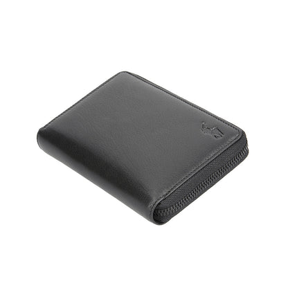財布 ブラック ラウンドファスナー長財布 P-NSH526-05 / N Soft Shrink series ソフトシュリンク