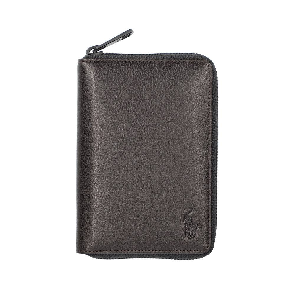 財布 ダークブラウン ラウンドファスナー長財布 P-NSH526-35 / N Soft Shrink series ソフトシュリンク