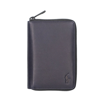 財布 ネイビー ラウンドファスナー長財布 P-NSH526-75 / N Soft Shrink series ソフトシュリンク