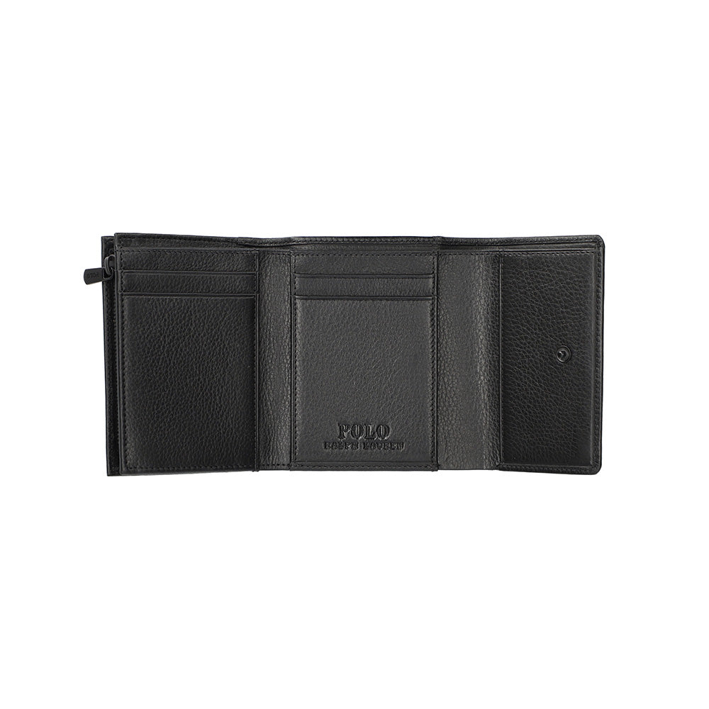 財布 ブラック 3つ折り P-NSH528-05 / N Soft Shrink series ソフトシュリンク