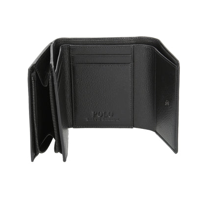 財布 ブラック 3つ折り P-NSH528-05 / N Soft Shrink series ソフトシュリンク