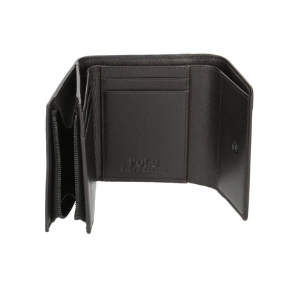 財布 ダークブラウン 3つ折り P-NSH528-35 / N Soft Shrink series ソフトシュリンク