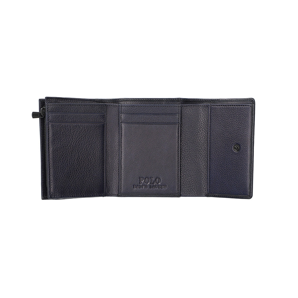 財布 ネイビー 3つ折り P-NSH528-75 / N Soft Shrink series ソフトシュリンク