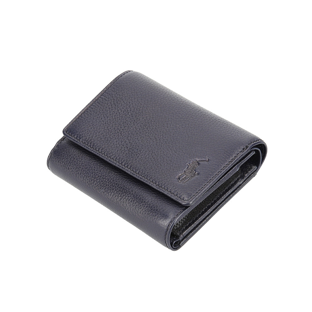 財布 ネイビー 3つ折り P-NSH528-75 / N Soft Shrink series ソフトシュリンク