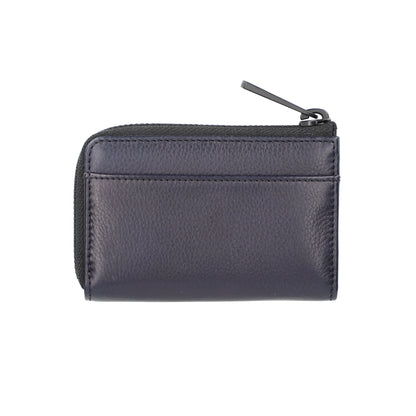 財布 ネイビー L字ファスナーコインケース P-NSH712-75 / N Soft Shrink series ソフトシュリンク