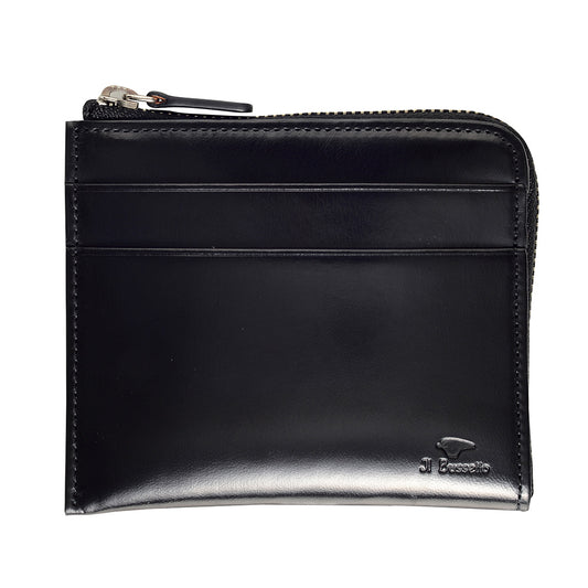 財布 ブラック / L字型ジップ財布