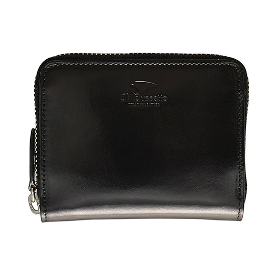 財布 ブラック / ラウンドジップミニウォレット