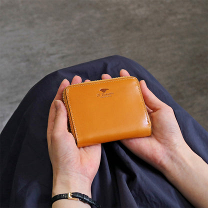 財布 イエロー / ラウンドジップミニウォレット
