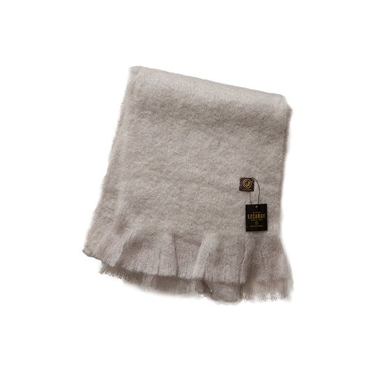 マフラー グレージュ / Mohair Lisos