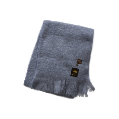 マフラー ブルーグレー / Mohair Lisos