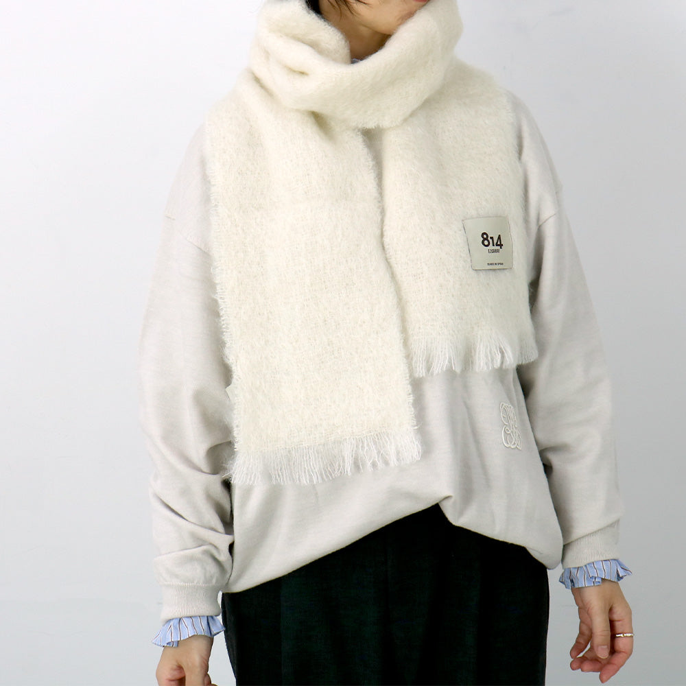 マフラー クリーム 18 / Foulard Liso